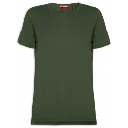 Camiseta Feminina Manga Curta Lisa - Verde