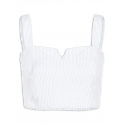 Top Cropped Bustiê - Off White