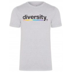 Camiseta Masculina Diversity - Cinza 